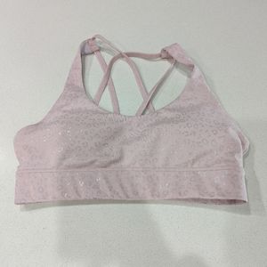 Zyia pink leopard unicorn light n Tight bra